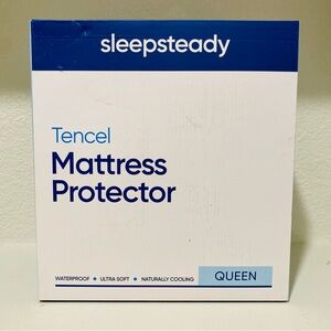 Tencel Mattress Protector Waterproof, Ultra Soft, Naturally Cooling & Breathable